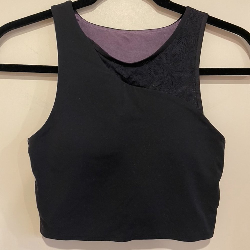 Athleta Conscious Lace Crop Tank